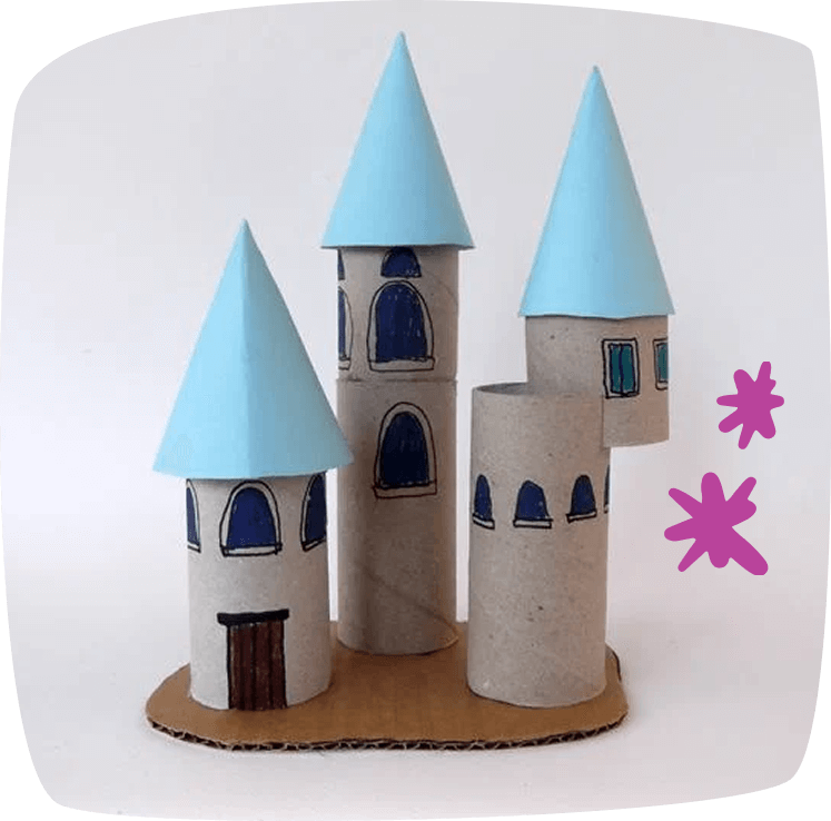 castel-cu-tuburi-carton